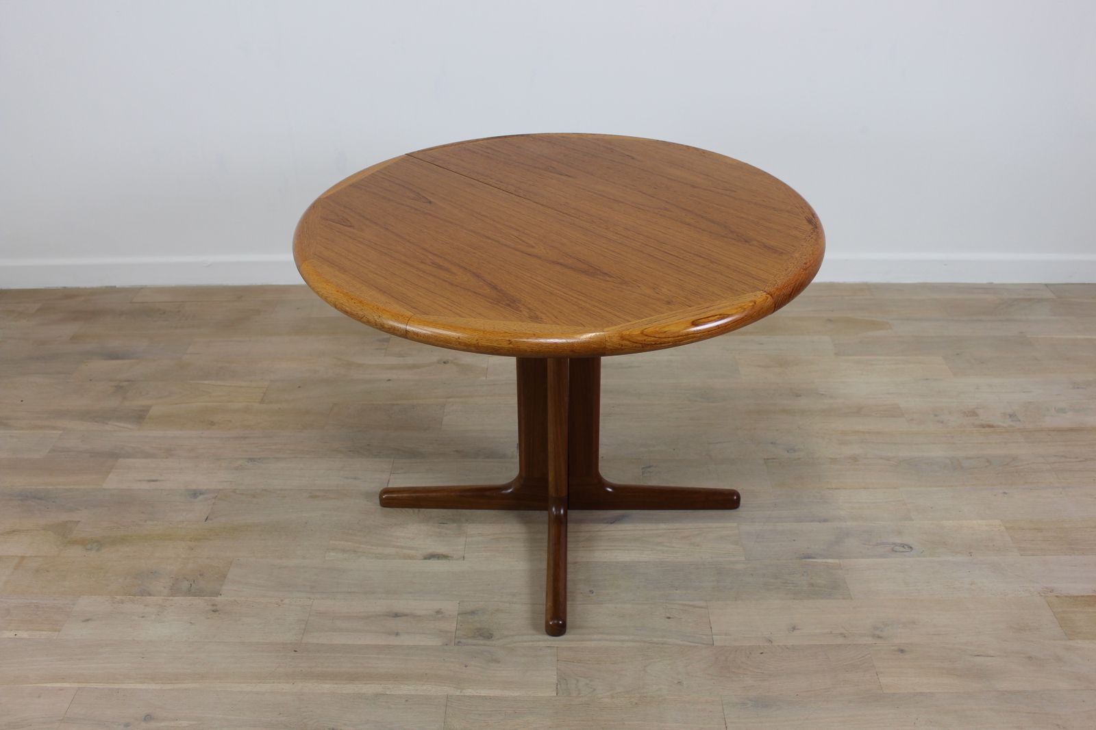 Laurits M Larsen Teak Dining Table Extends To Seat 8 photo vintage