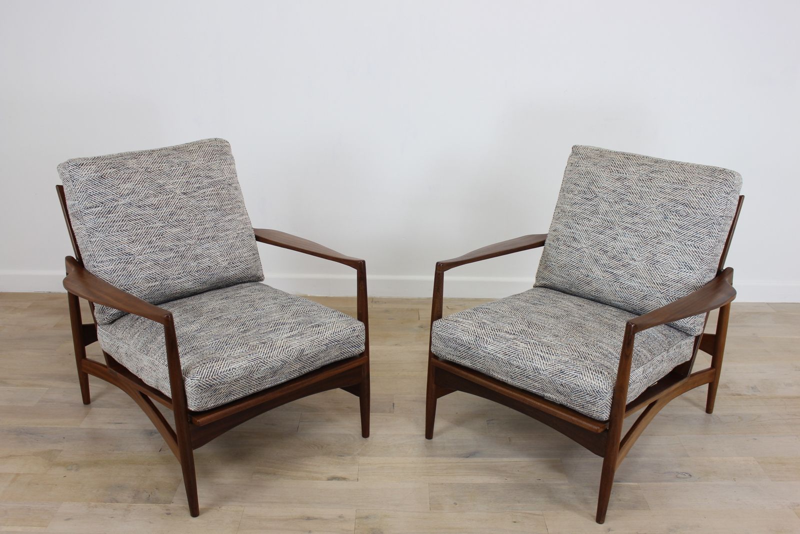 G Plan Danish Range Ib Kofod Larsen Armchairs photo for sale