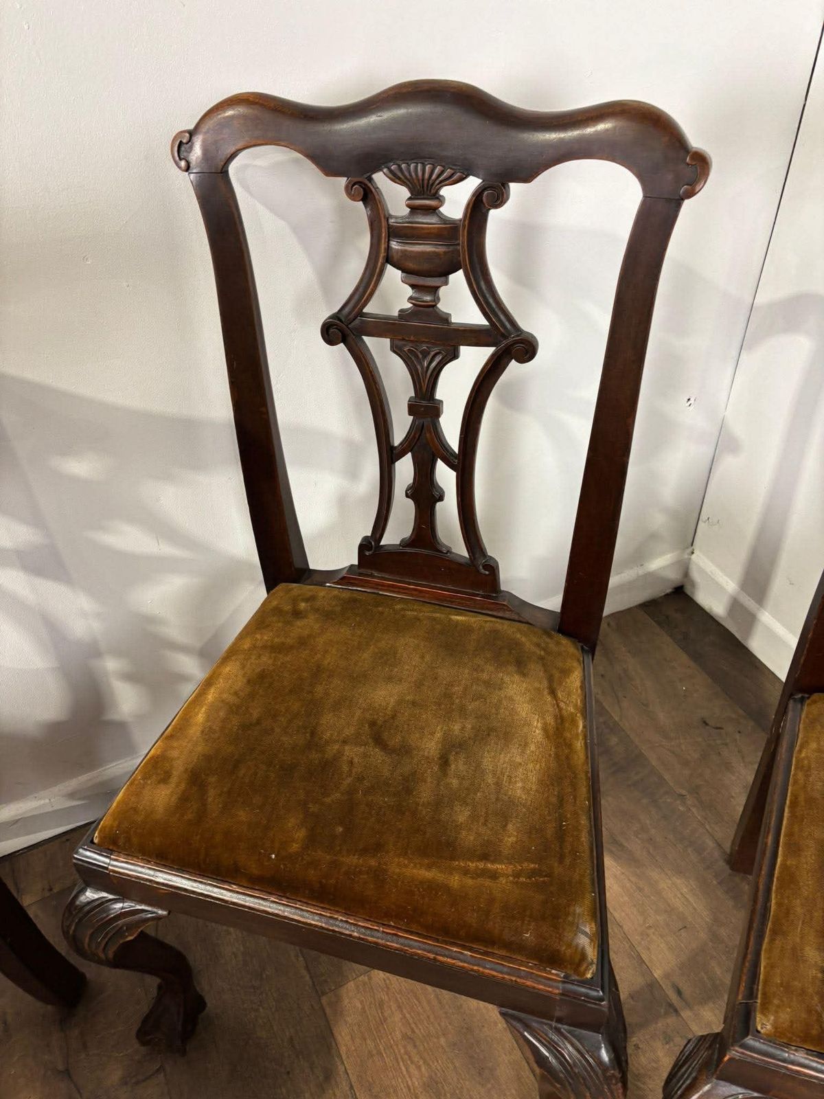 photo for sale Victorian Set Of Four Mahogany Dining Chairs
