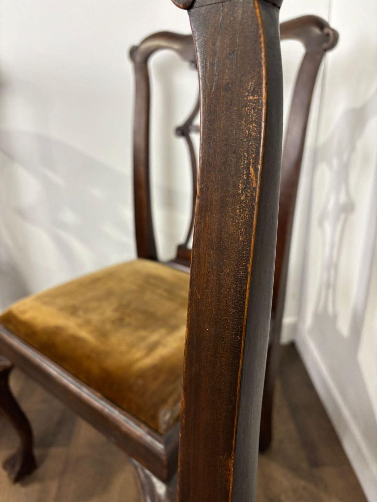 Furniture Victorian Set Of Four Mahogany Dining Chairs photo