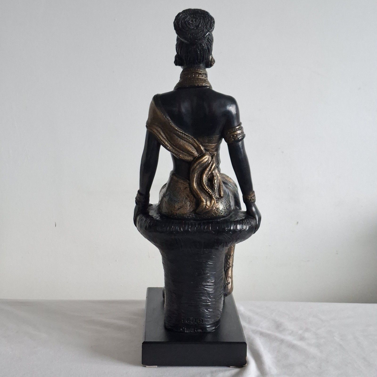 Alice Heath Austin Sculpture Statue Pride African Woman Ecila Large Vintage 1996 photo 145.0