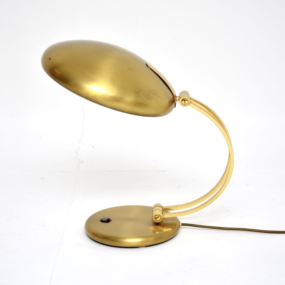 Vintage Bauhaus Brass Desk Lamp By Egon Hillebrand photo furniture