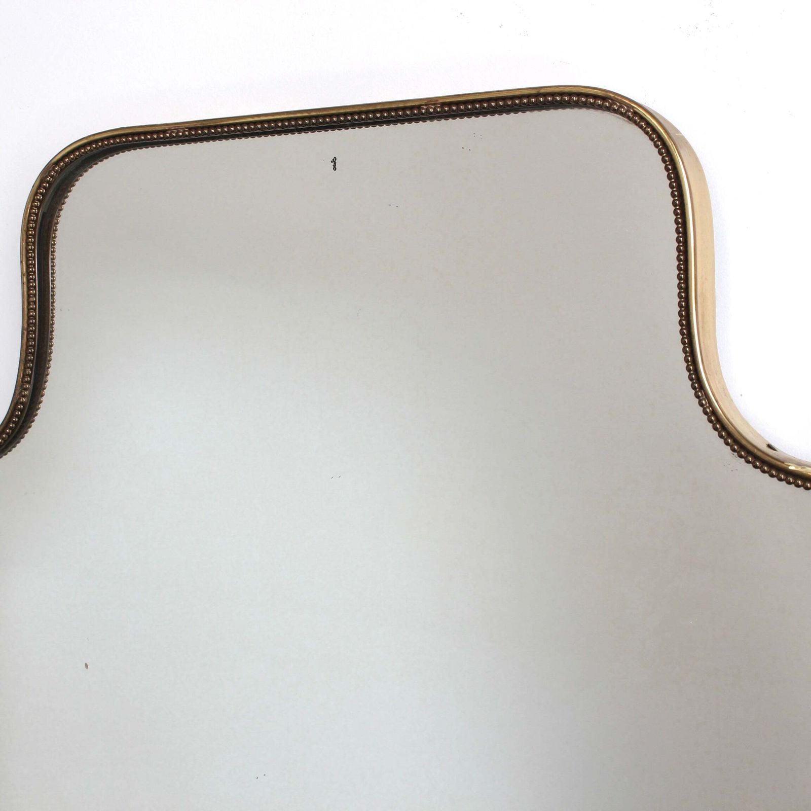 Vintage Italian Wall Mirror With Beading (Circa 1960s)   Large photo 1920.0