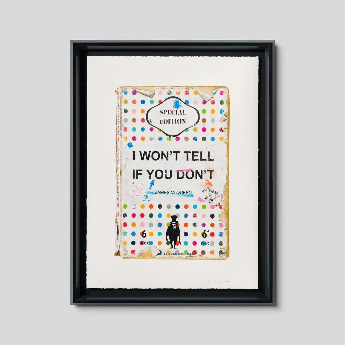 James Mcqueen, I Wont Tell If You Dont, 2025 (Framed)