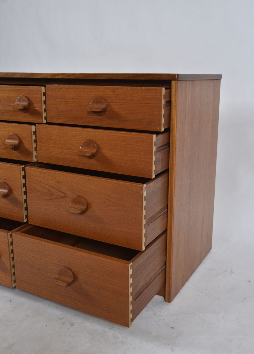 Midcentury 1960s Teak Chest Of Eight Drawers Stag Cantata Range By Ron Carter Uk photo buy