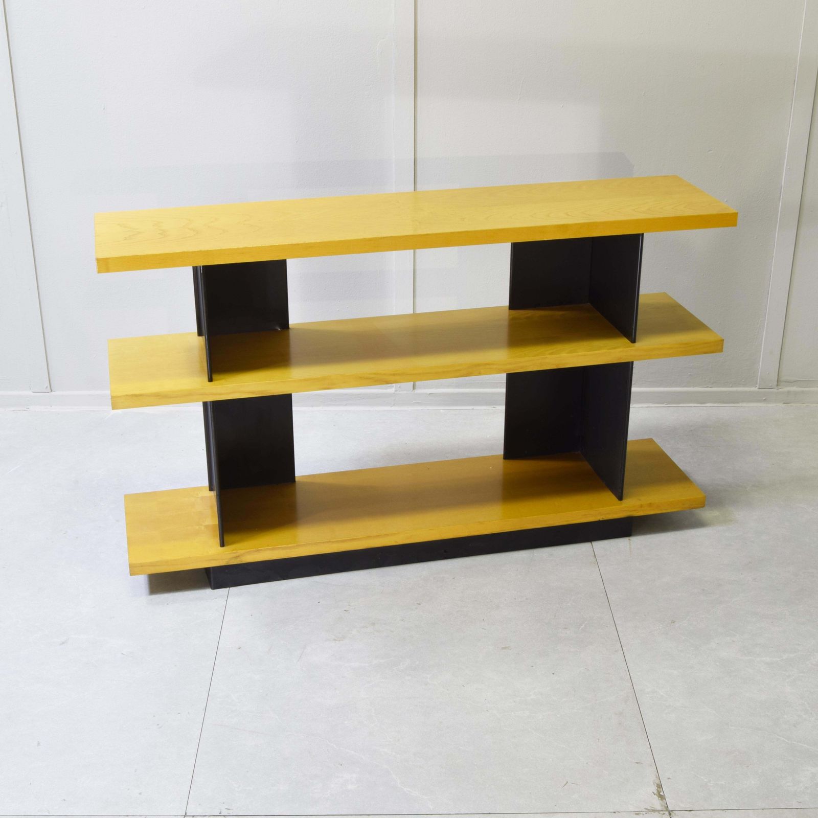Mid Century Modern Maple And Metal Console Table By Charlotte Perriand photo for sale
