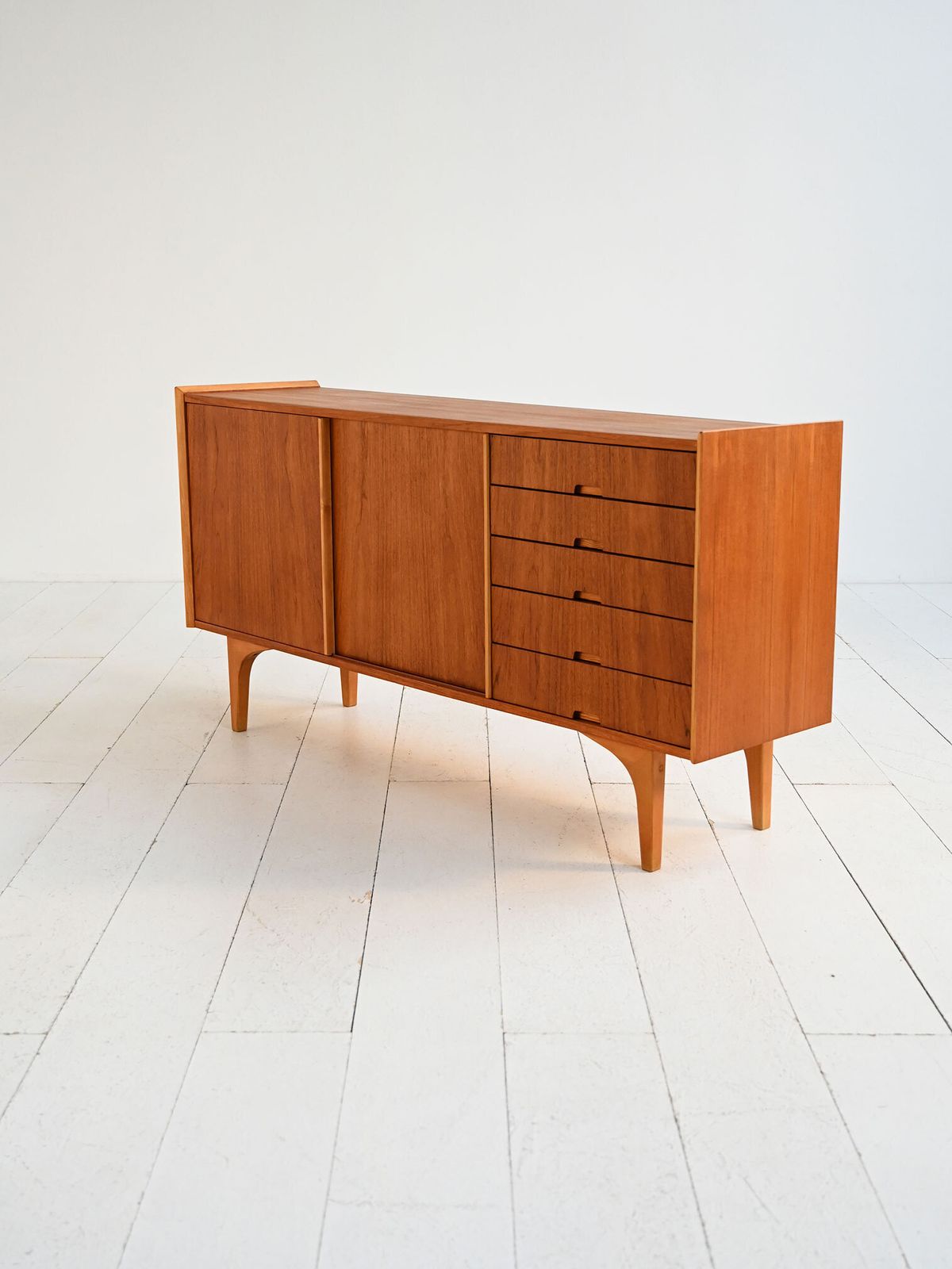 1960s Scandinavian Teak And Pine Sideboard photo 2520.0