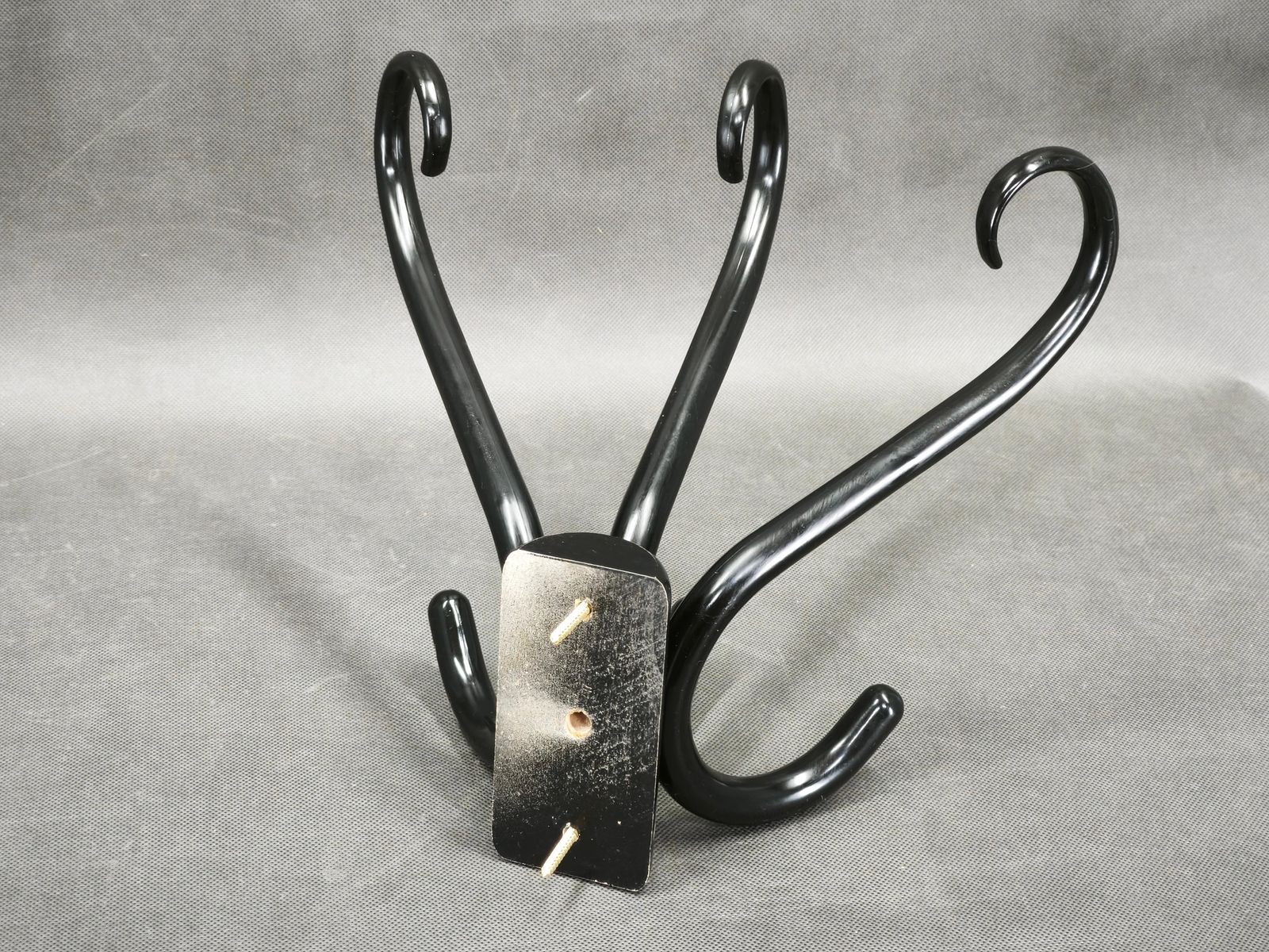 Pair Of Bentwood Wall Hooks, Czechoslovakia, 1940s–1950s photo Furniture