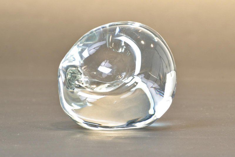 Sasso Glass Object In Murano By Alfredo Barbini, Italy, 1968