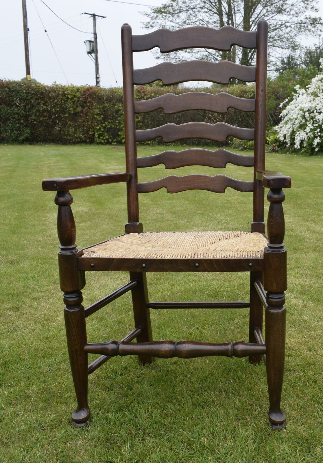 Pair Of Ladder Back Armchairs, 1900s photo Furniture