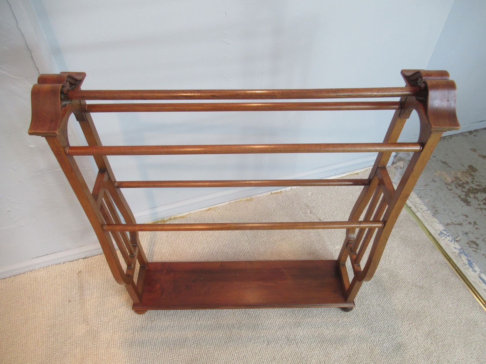 Victorian Walnut Towel Rail   1890s photo buy