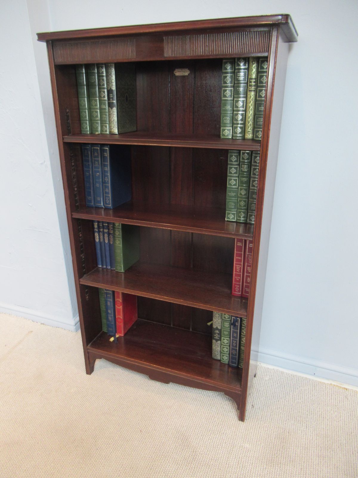 Mahogany   Open Bookcase 1930s photo furniture