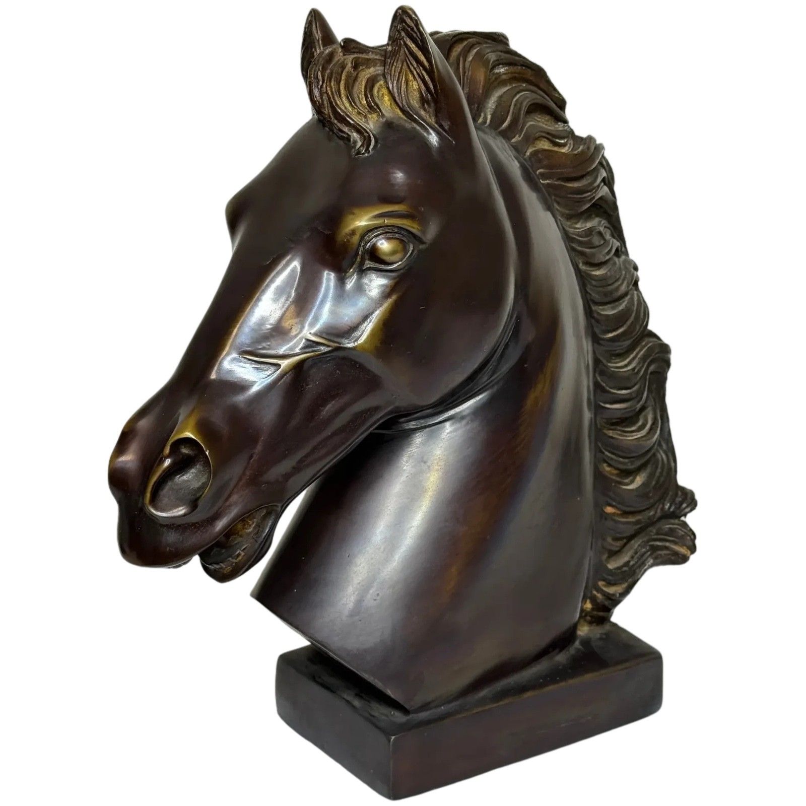 Mid-Century Italiaans bronzen paardenhoofd ca. 1950 naar Raffaello Romanelli