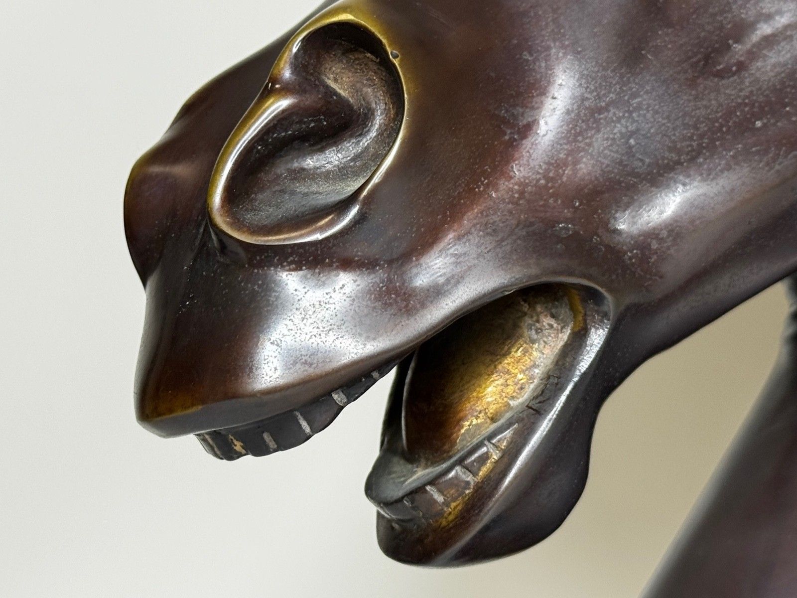 Mid-Century Italiaans bronzen paardenhoofd ca. 1950 naar Raffaello Romanelli photo vinterior