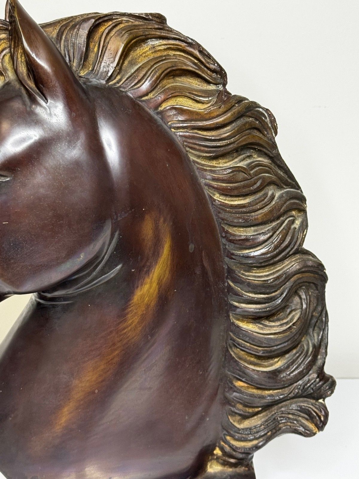 4600.0 Mid-Century Italiaans bronzen paardenhoofd ca. 1950 naar Raffaello Romanelli photo