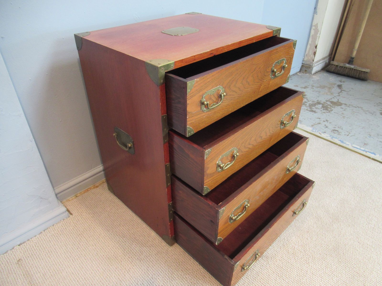 photo furniture A     Small  Brass Mounted Chest Of Drawers