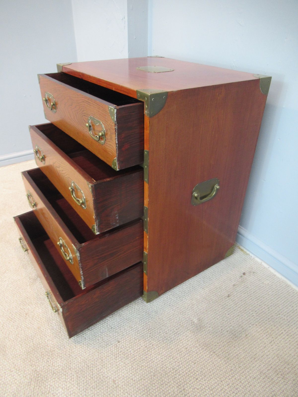 Furniture A     Small  Brass Mounted Chest Of Drawers photo
