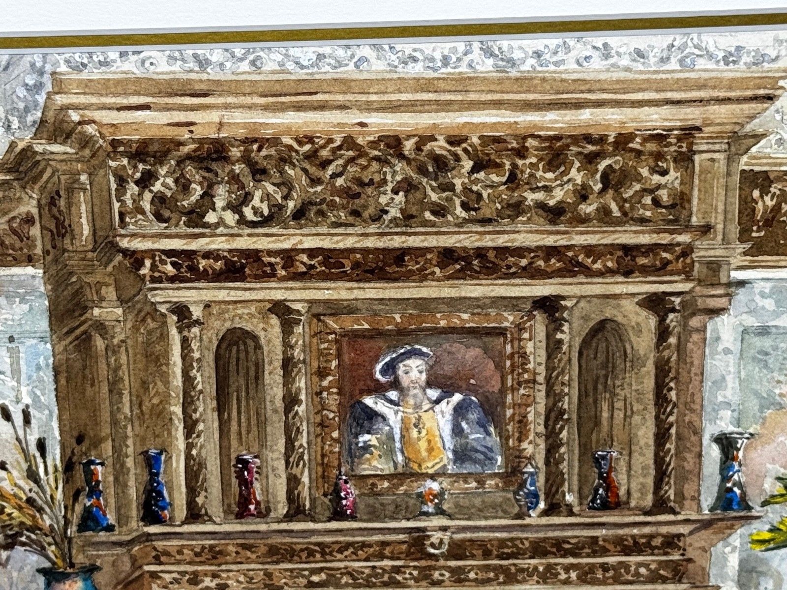 photo for sale The Chimneypiece Long Gallery, Westwood House, Westwood Park, Worcestershire