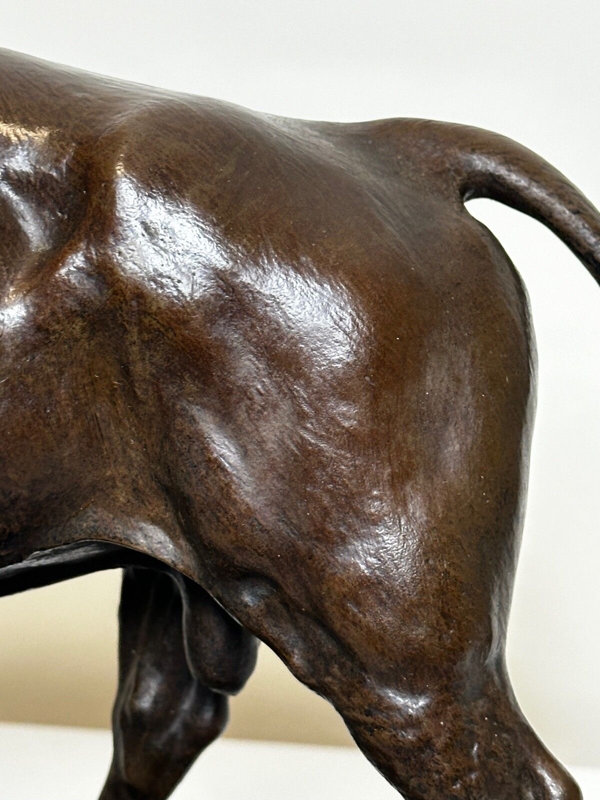 19th Century Sculpture French Bronze Standing Prized Bull By Isidore Jules Bonheur photo vinterior