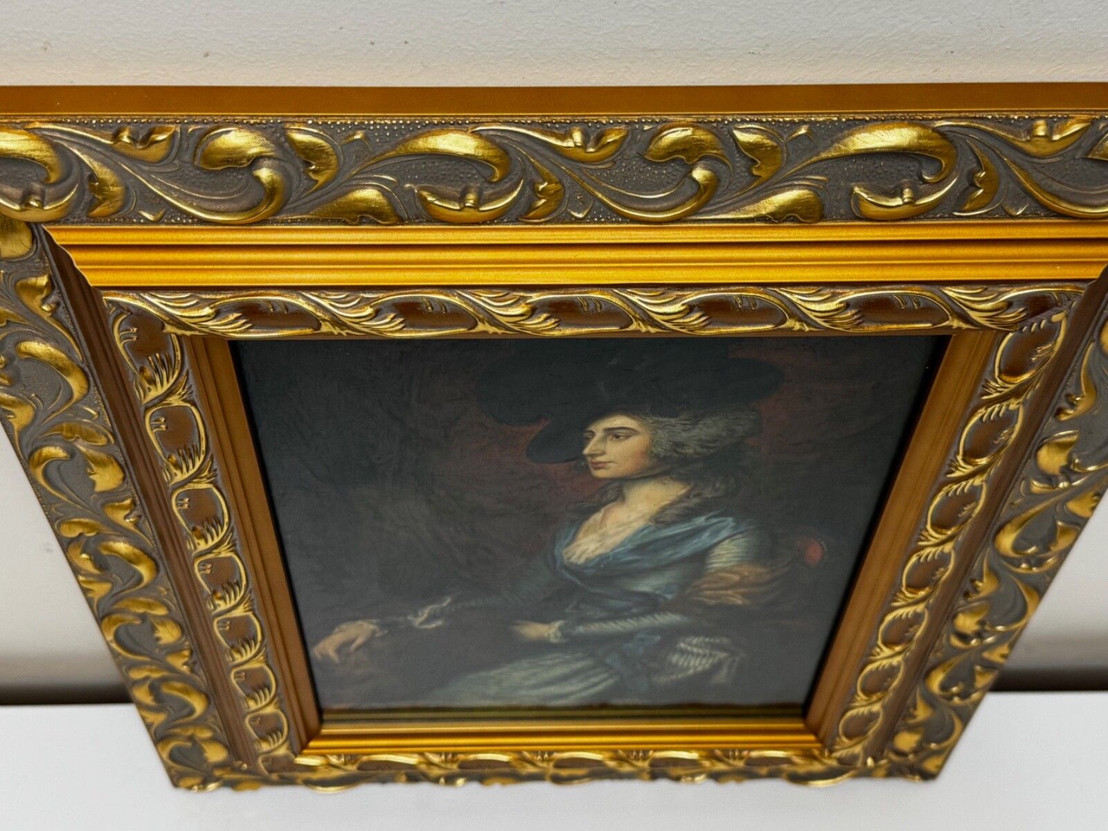 Olieverf portret 19e eeuw Welshe actrice Sarah Siddons née Kemble naar Thomas Gainsborough photo buy