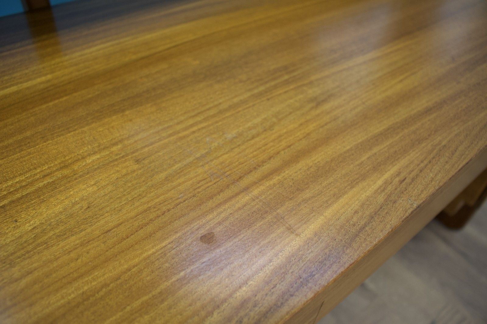 photo for sale Mid Century Teak Dressing Table Or Desk From Uniflex, 1960s #1790