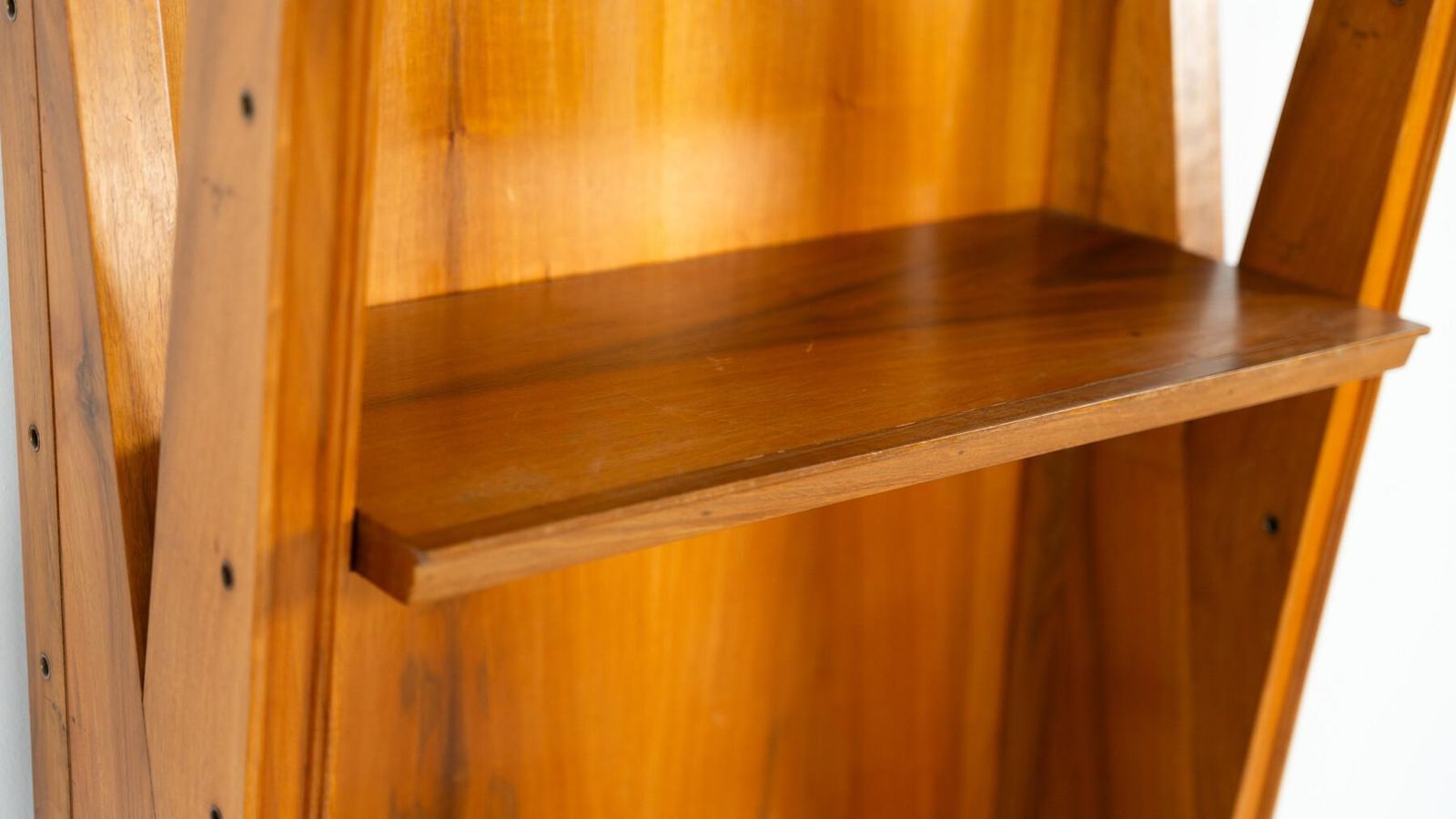 Mid Century Pair Of Italian Wall Units, Walnut, 1970s photo Furniture