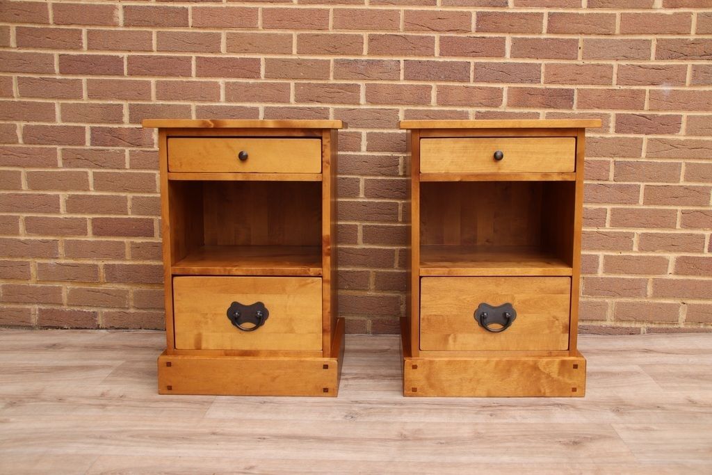 Garrat Honey Bedside Tables photo for sale