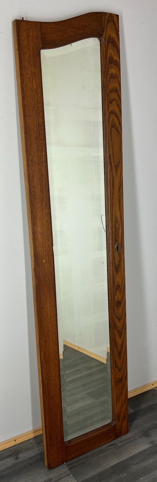 Mirror Antique French Style Oak Wall Mirror Decorative Frame Lot 3118