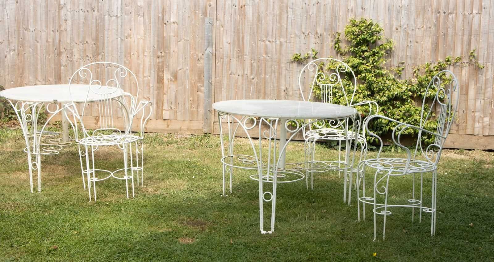Garden Furniture Italian Garden Tables; Two Available photo