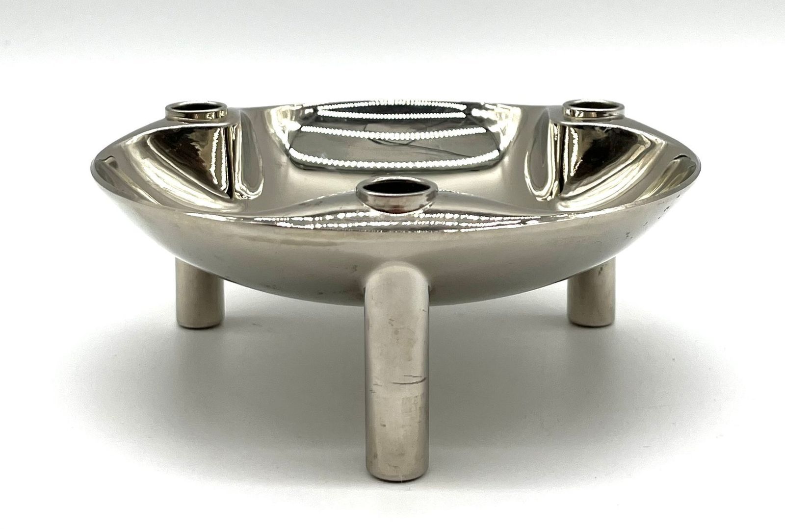 Modular Candle Holder Made Of Chrome Plated Stainless Steel By Fritz Nagel For Bmf 1960s