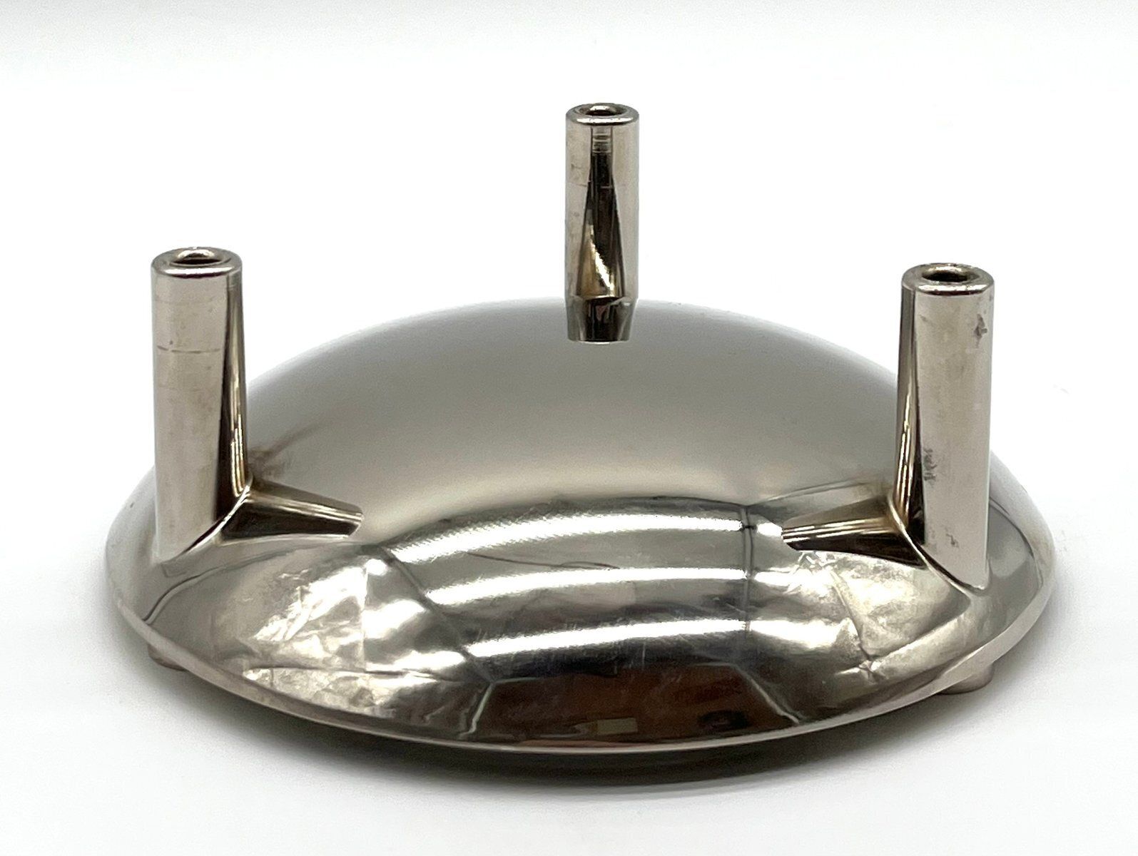 Modular Candle Holder Made Of Chrome Plated Stainless Steel By Fritz Nagel For Bmf 1960s photo vinterior
