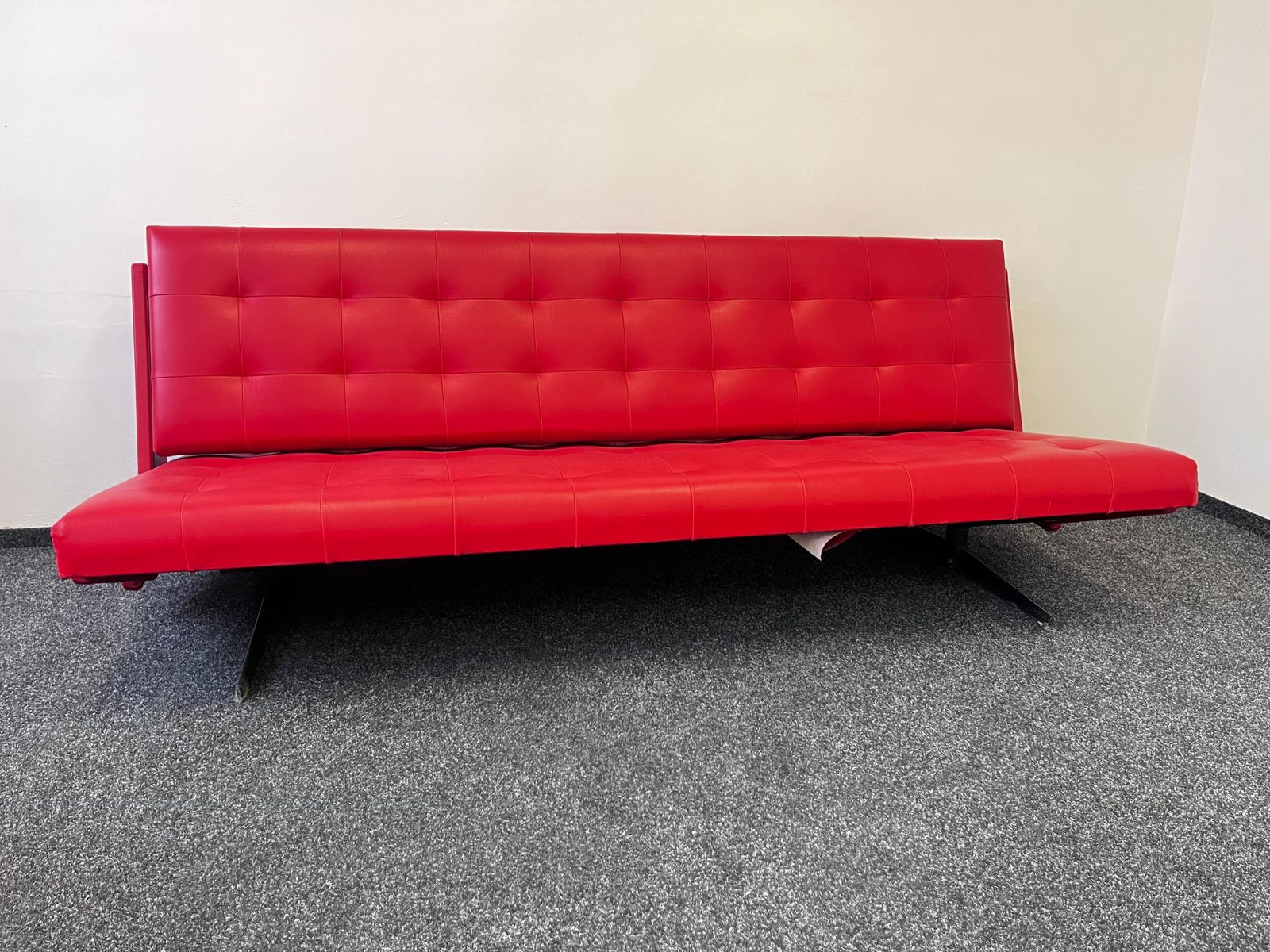 Midcentury Folding Design Sofa, Studio Couch   1970 / Czechoslovakia photo furniture