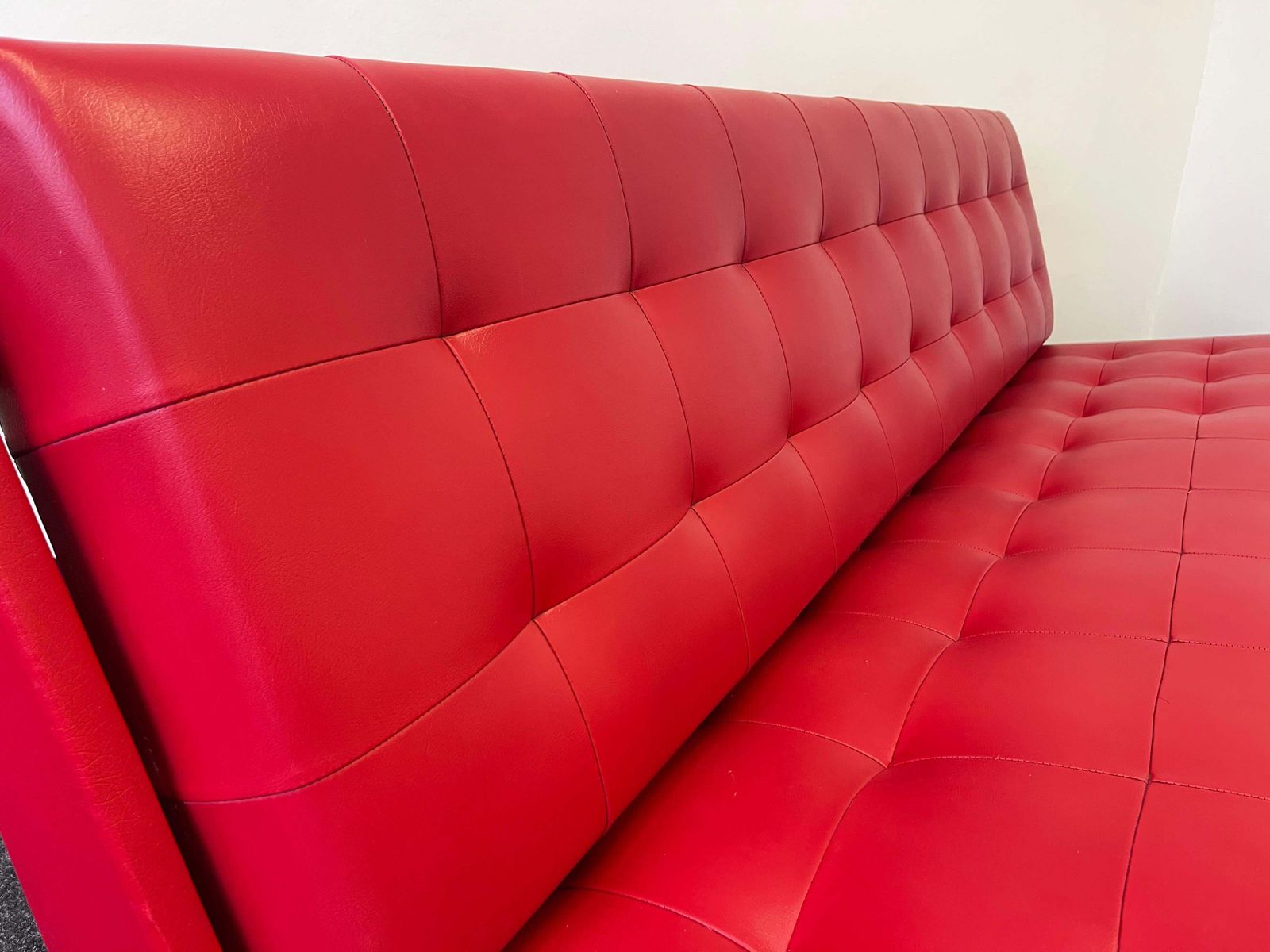 Midcentury Folding Design Sofa, Studio Couch   1970 / Czechoslovakia photo vinterior