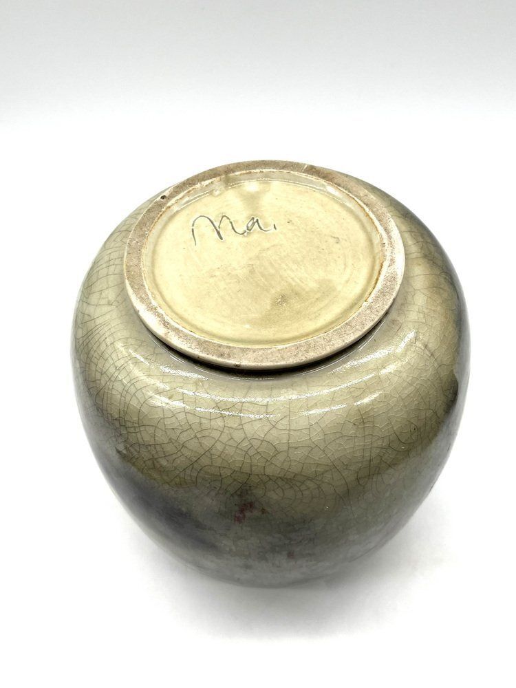 Art Deco Bauhaus Ikora Ceramic Vase By Wmf, Germany, 1930s photo 420.0
