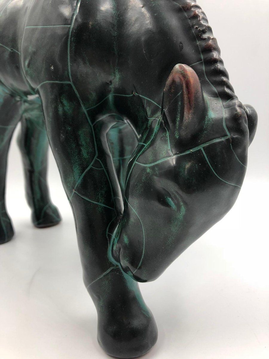 Art Deco Ceramic Horse By Paul Dresler For The Grootenburg Pottery, 1930s photo buy