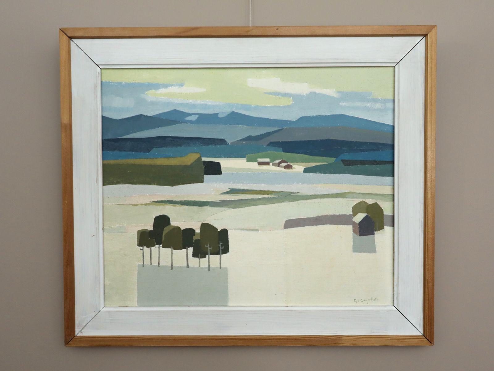 Light Over The Valley  Oil Painting
