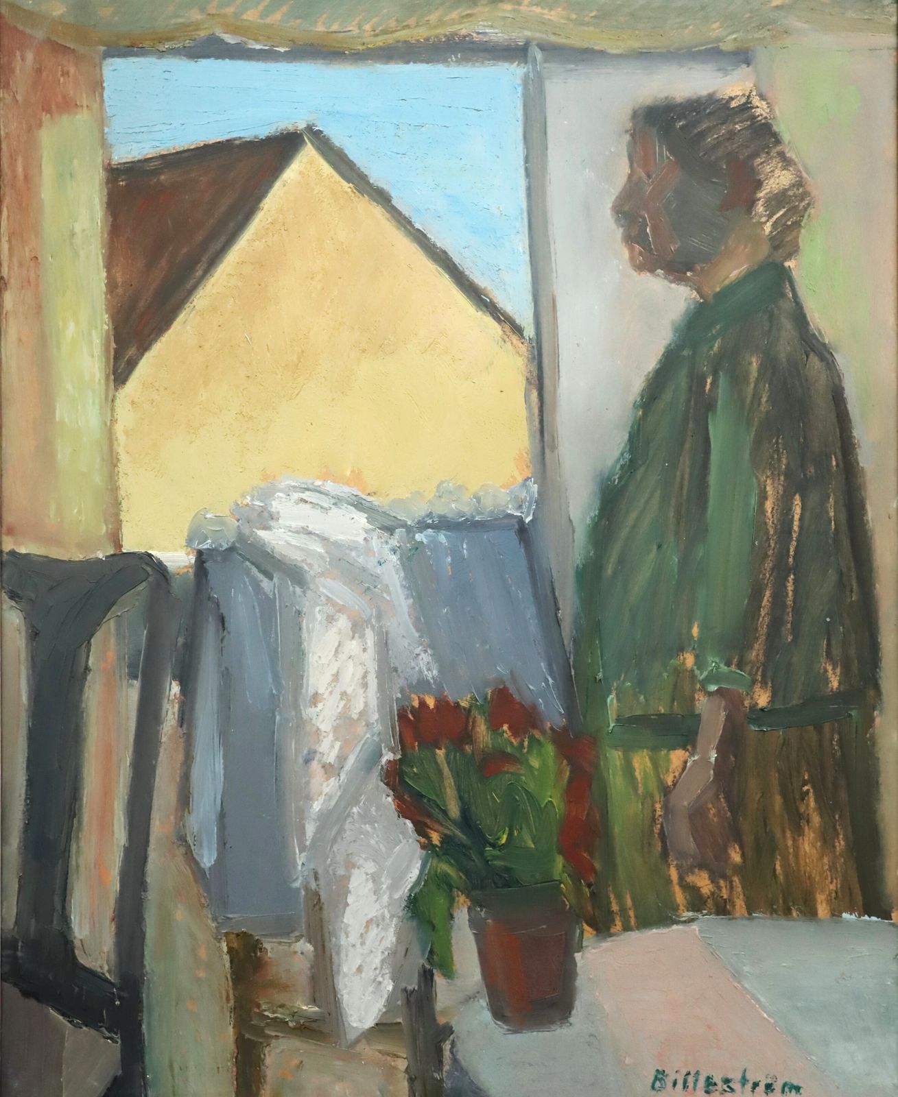 Morning At The Window  Oil Painting photo 490.0