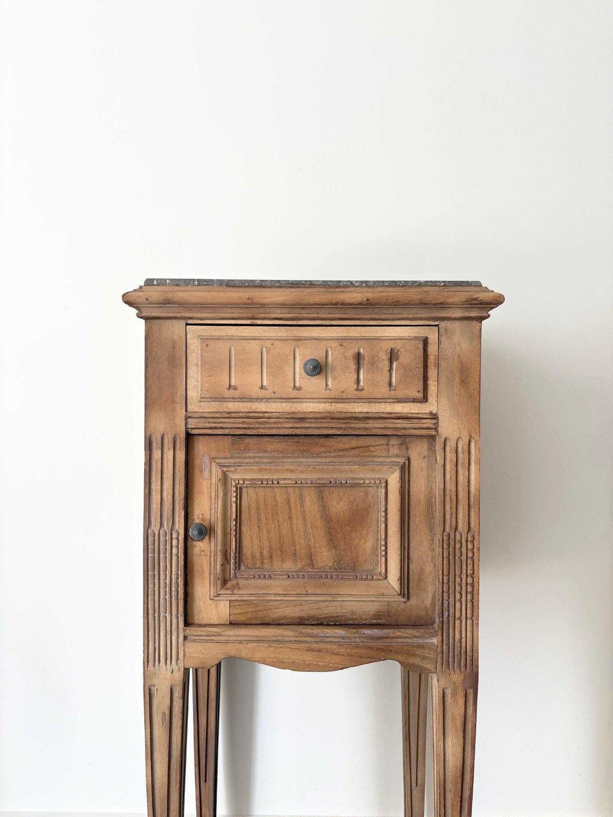 Marble Top Side Table Of Neoclassical Design