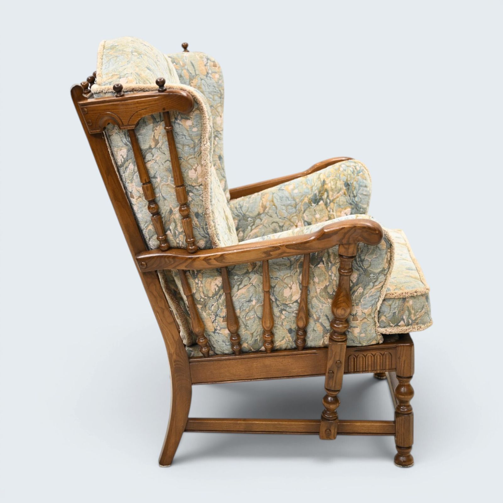 Ercol Cloister Wing Back Easy Fireside Chair Armchair Golden Dawn *Free Delivery photo vinterior