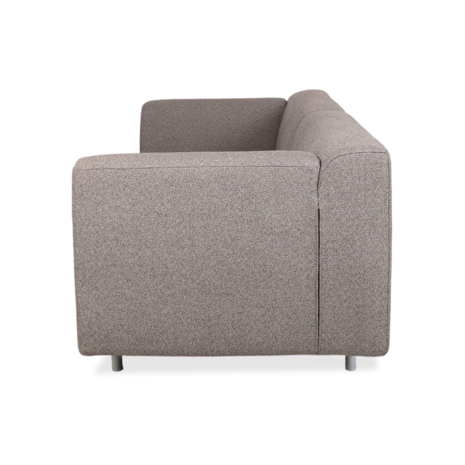 Furniture Cassina Met 250 Fabric Two Seater Grey Beige Sofa photo