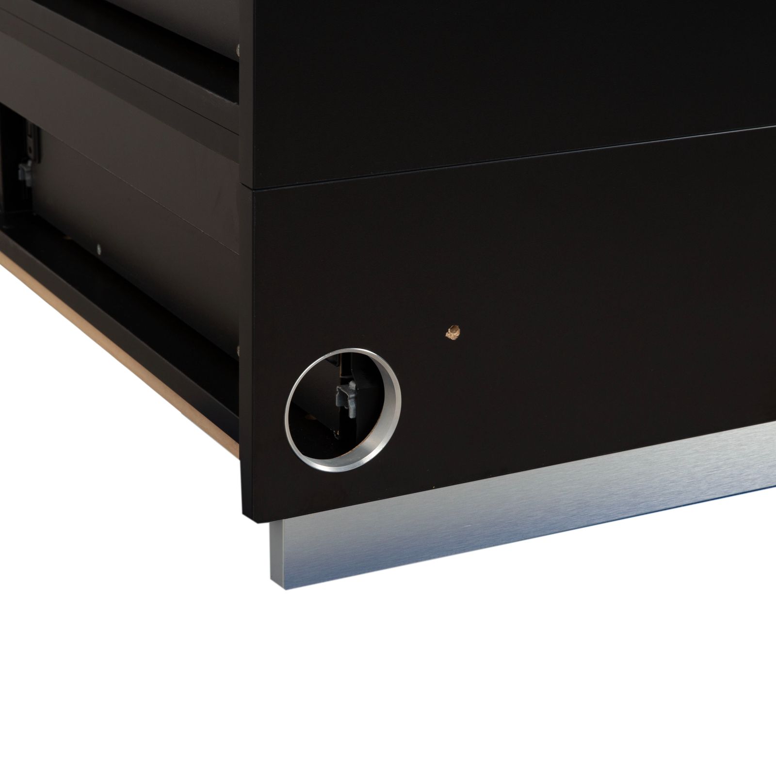 Buffet TV Spectral Catena en verre, blanc et noir photo buy