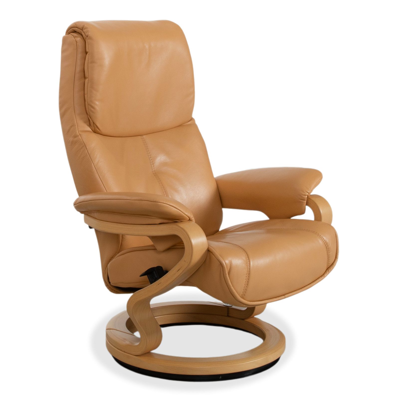 Himolla Leather Armchair Set, Brown Cognac photo vinterior