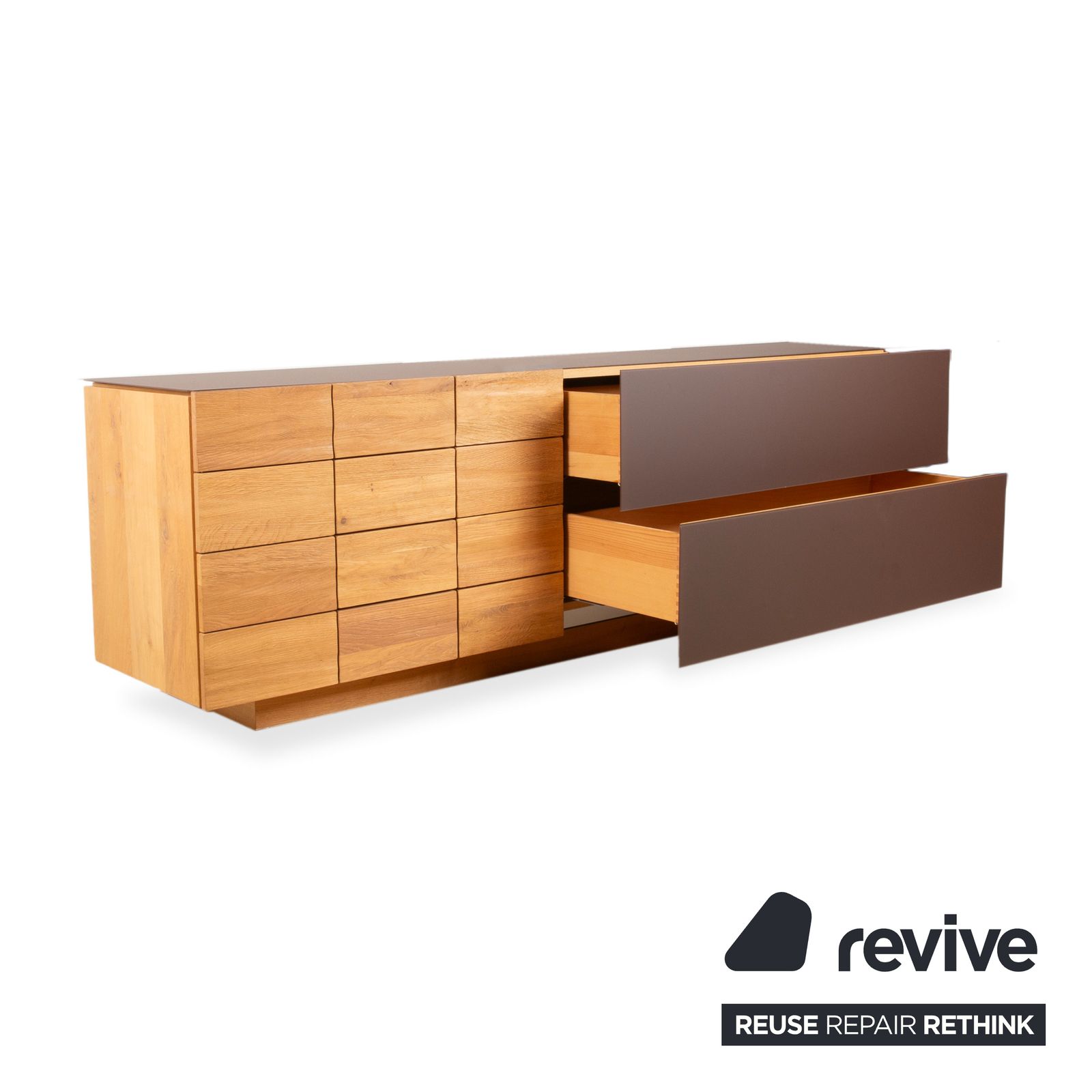 Voglauer V Montana Houten Dressoir Bruin Glas Lade photo 2302.0
