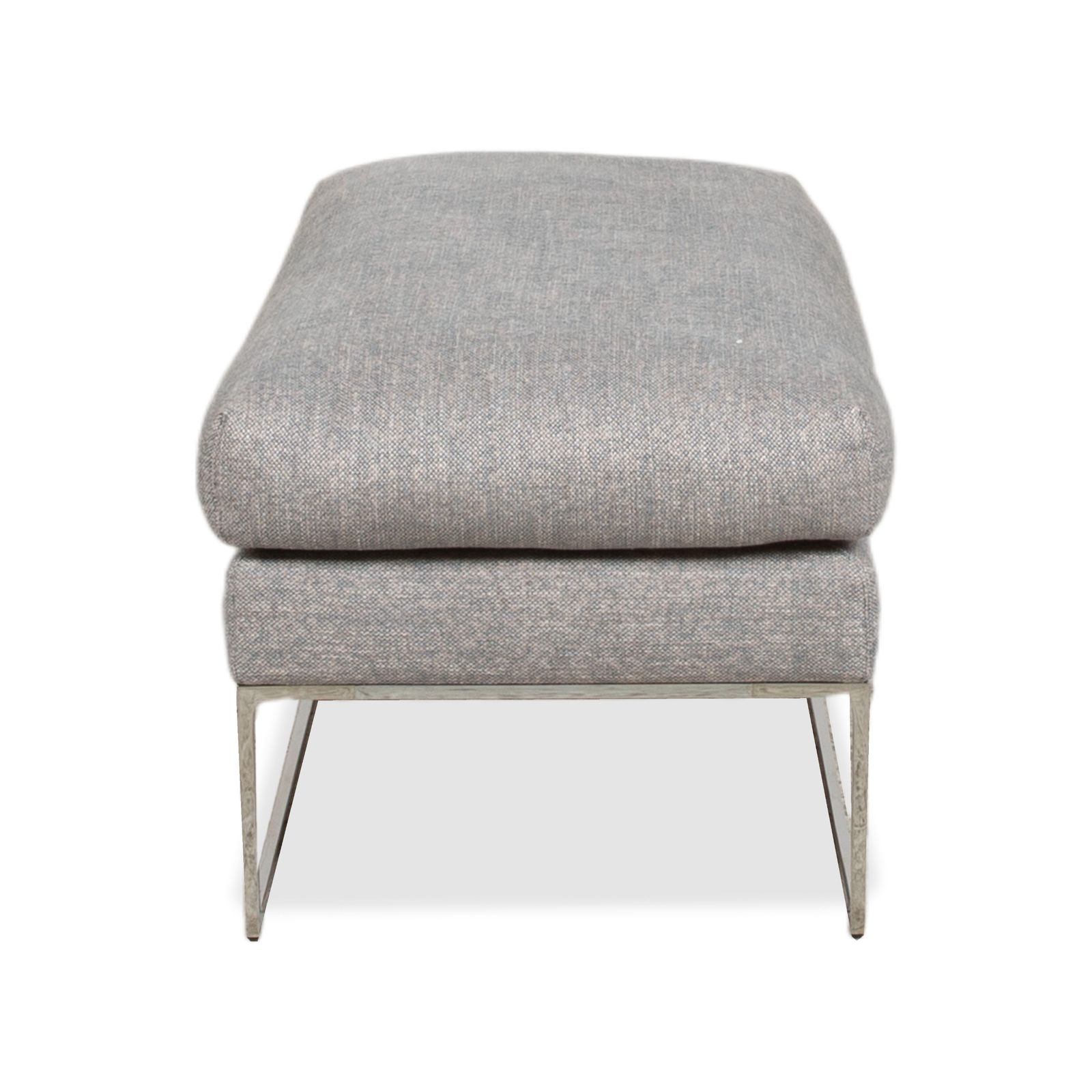 photo furniture Pouf Cor Mell en tissu gris