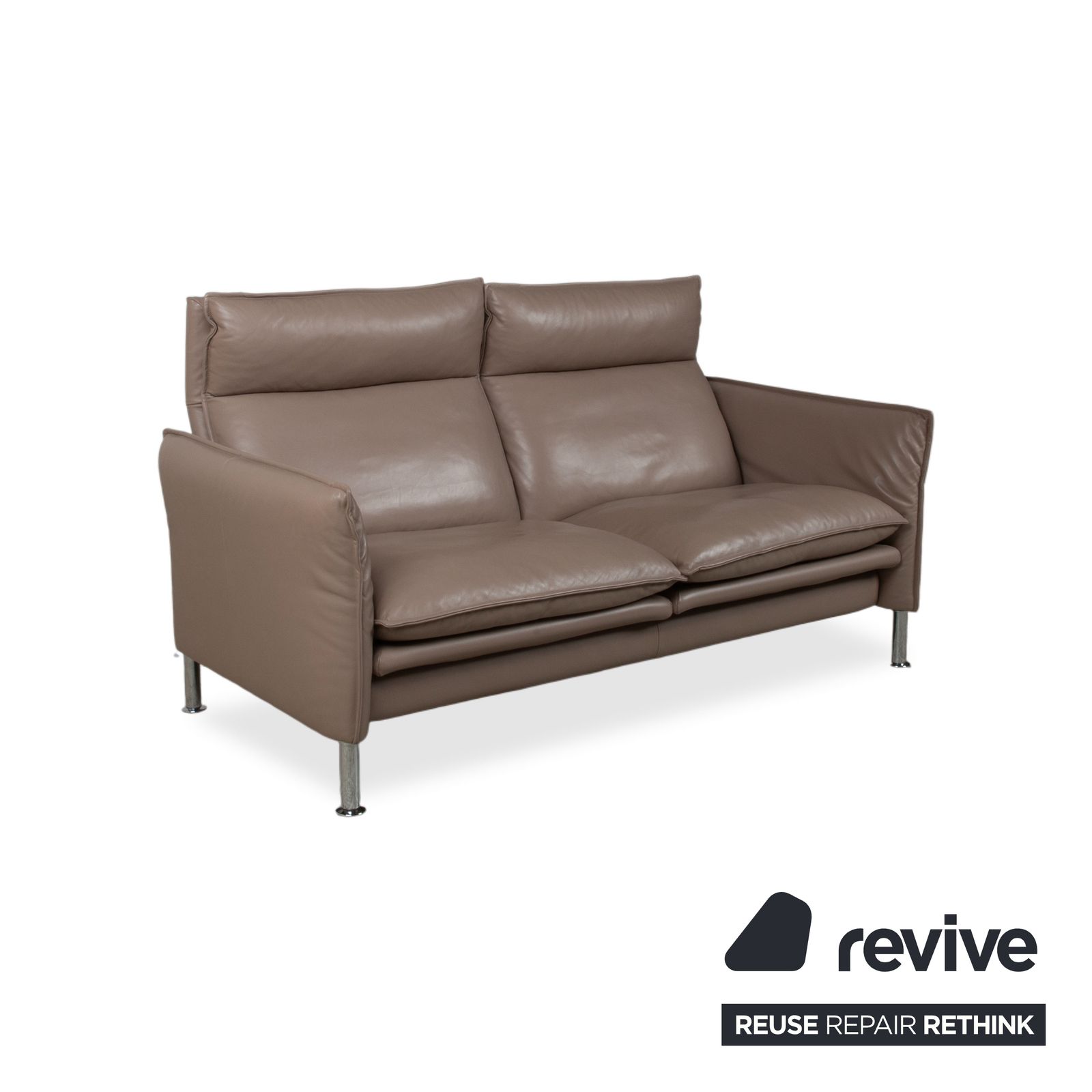 photo for sale Erpo Porto Set Leather Three Seater Two Seater Armchair Set Brown Taupe Manual Function