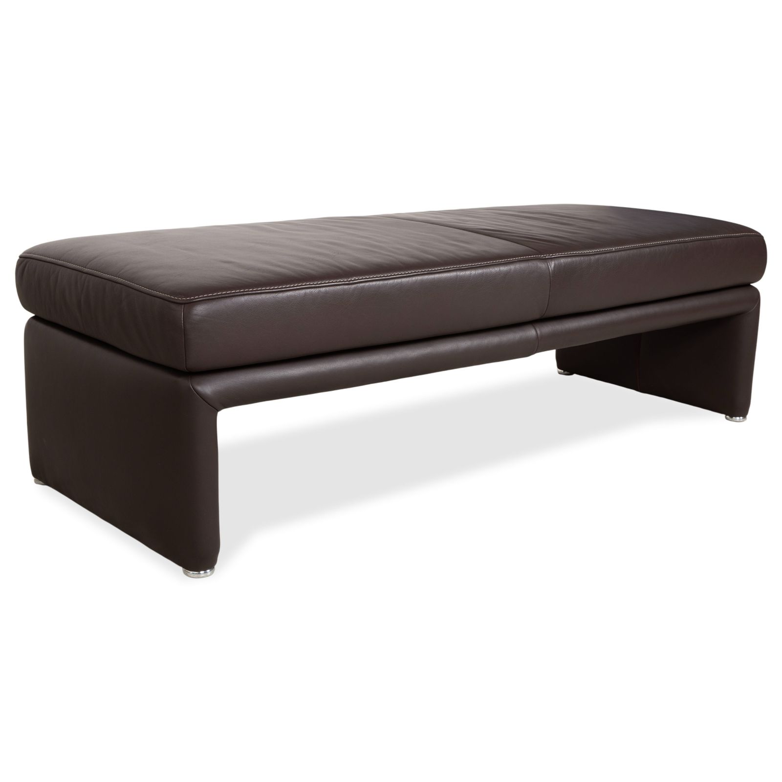 Koinor Raoul Set Leren Hoekbank Set Bruin Manuele Functie Chaise Longue Links photo buy