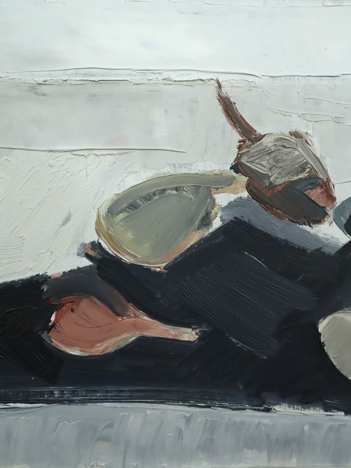 Tabletop Forms  Oil Painting, Mid 20th Century photo for sale