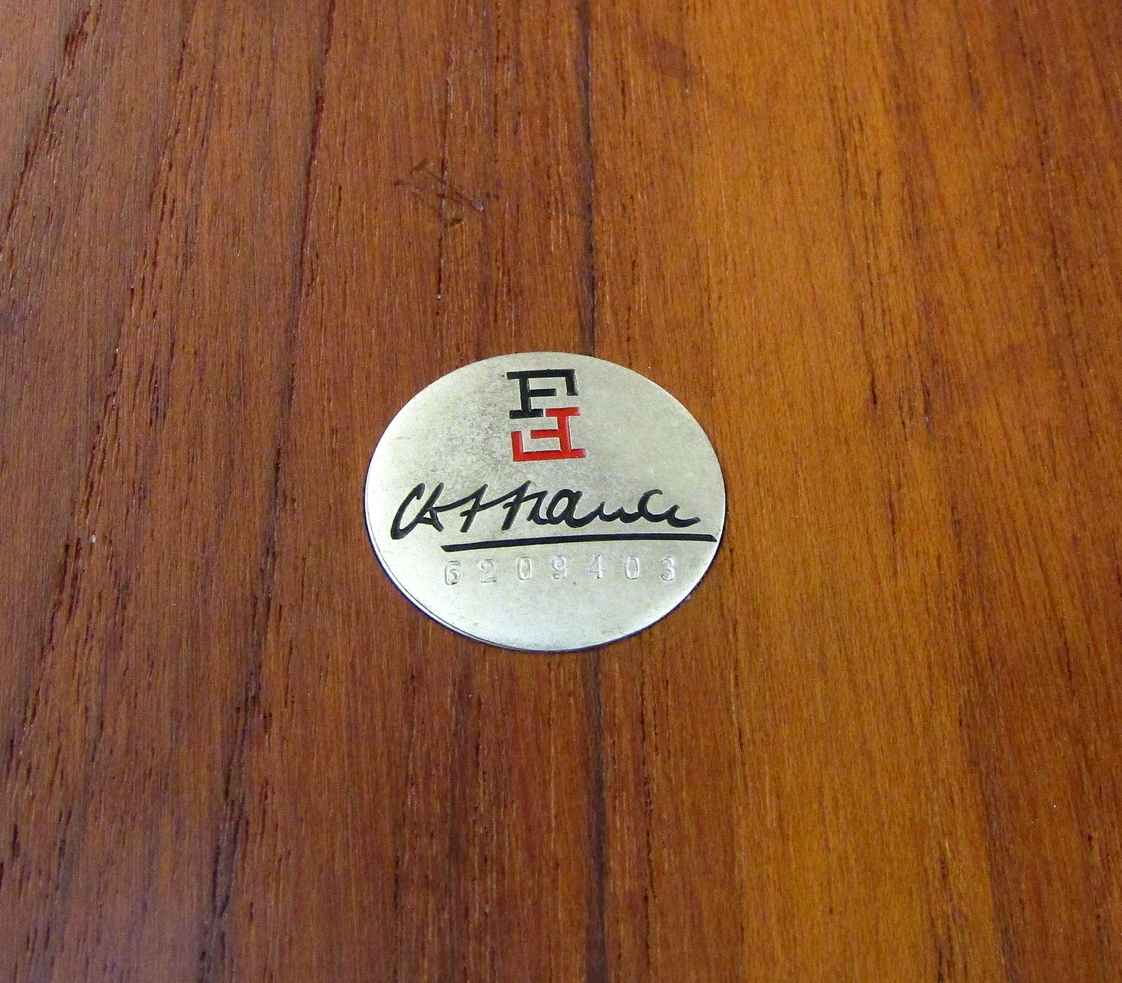 3500.0 Danish Gateleg Dining Table & Five Chairs Set In Teak By Peter Hvidt & Poul Hundevad photo