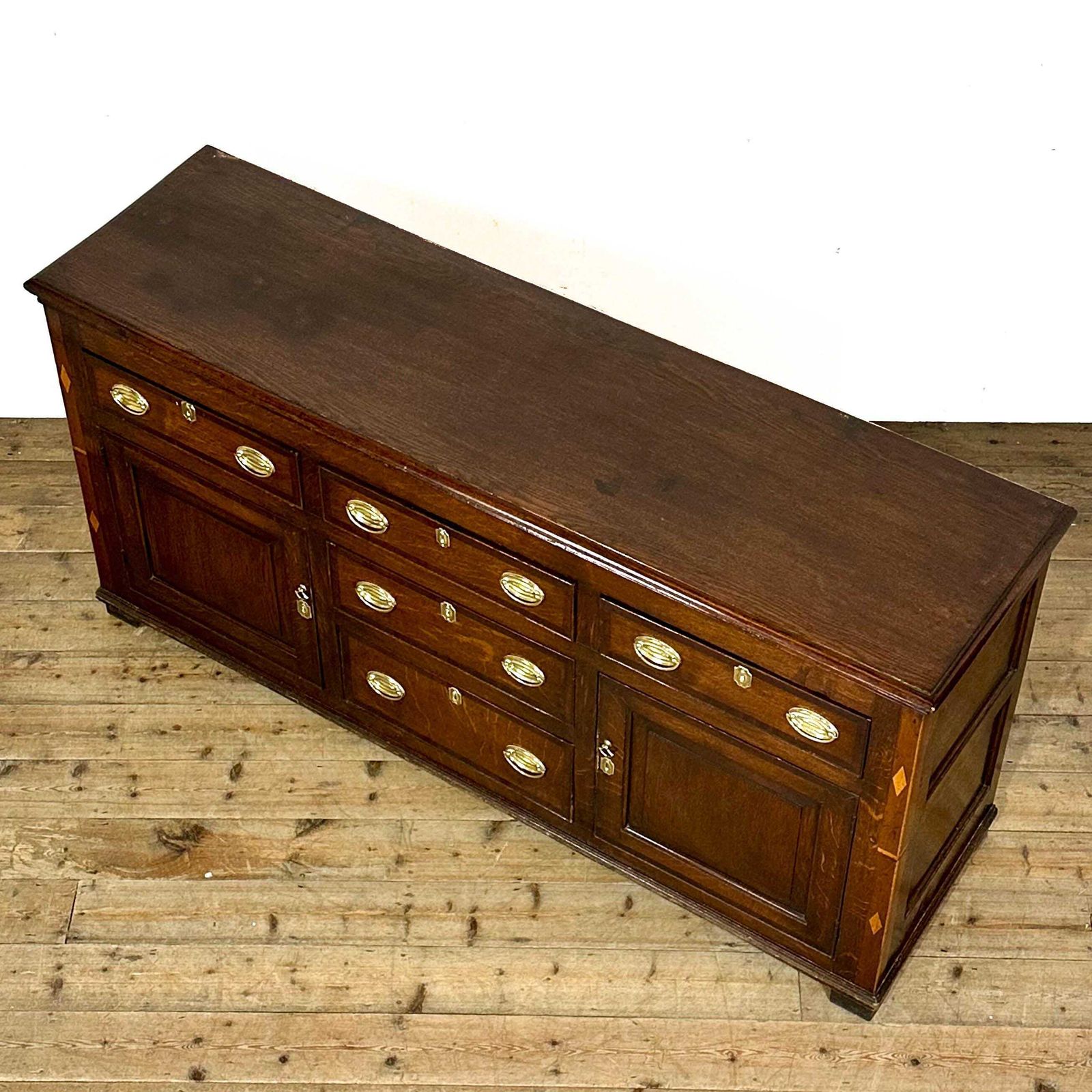 Antique Georgian Oak Dresser Base | Antique Furniture | Welsh Antiques | Antique Storage | Antique Sideboard photo furniture