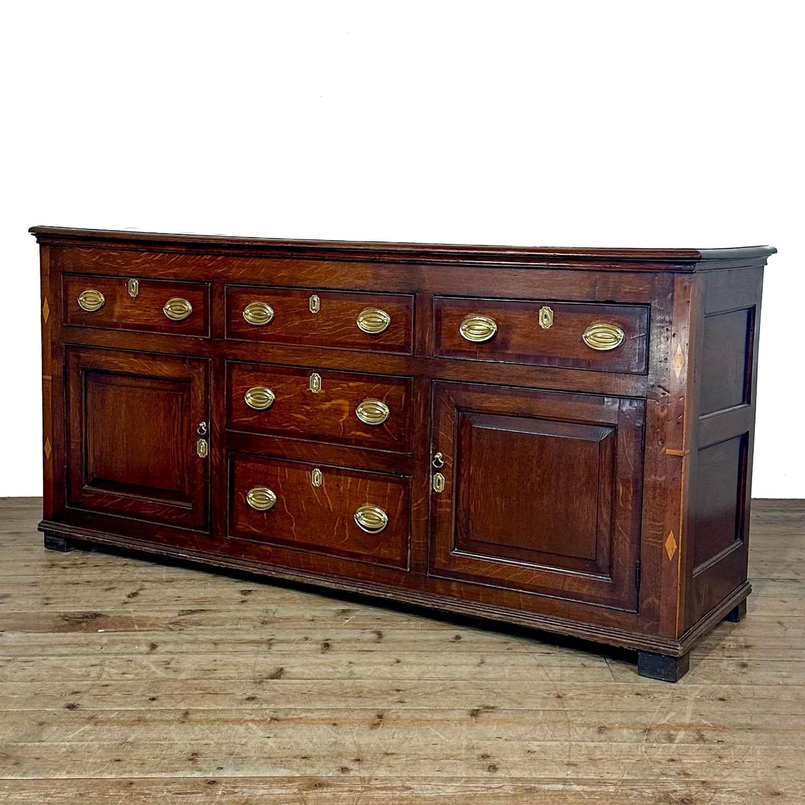 Antique Georgian Oak Dresser Base | Antique Furniture | Welsh Antiques | Antique Storage | Antique Sideboard photo for sale
